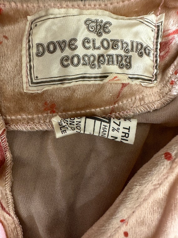 1970s rare british boutique label Dove Clothing Compa… Gem