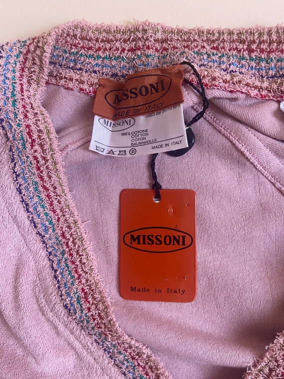 1970s deadstock with tag on Missoni terry set, du… - image 9