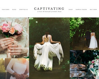 Femenino Wordpress Theme responsiva Wordpress plantilla Génesis niño tema fotógrafo tema de Wordpress Ecommerce Wordpress Blog Theme