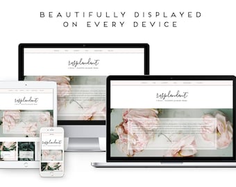 Feminine Wordpress Theme Responsive Wordpress Template Genesis Child Theme Photographer Wordpress Theme Ecommerce Wordpress Blog Theme