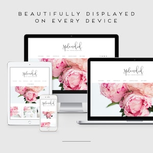 Feminine Wordpress Theme Responsive Wordpress Template Genesis Child Theme Photographer Wordpress Theme Ecommerce Wordpress Blog Theme