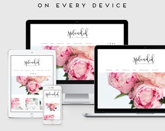 Feminine Wordpress Theme Responsive Wordpress Template Genesis Child Theme Photographer Wordpress Theme Ecommerce Wordpress Blog Theme
