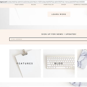 Feminine Wordpress Theme Responsive Wordpress Template Genesis Child Theme Photographer Wordpress Theme Ecommerce Wordpress Blog Theme image 3