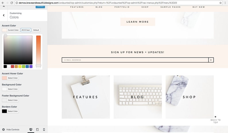 Feminine Wordpress Theme Responsive Wordpress Template Genesis Child Theme Photographer Wordpress Theme Ecommerce Wordpress Blog Theme image 3