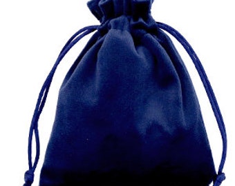3 Pcs 6 x 9 Blue Velvet Bags Dice Bag GIFTEXPRESS Velvet Tarot Rune Bag Card Bag Jewelry Pouch 3pk Blue Velvet Pouch with Drawstring Tarot Bag