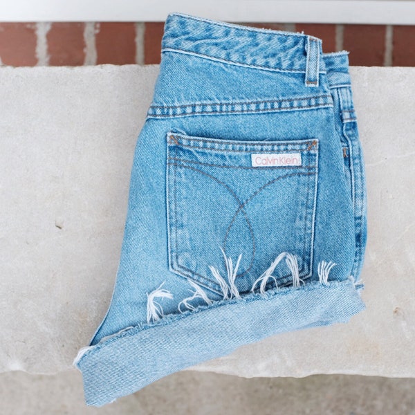 Vintage Calvin Klein denim cut-offs