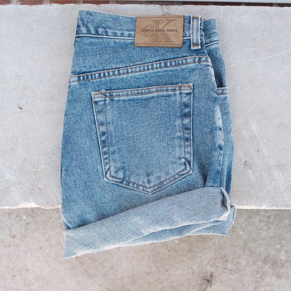 Vintage Calvin Klein denim cut-offs