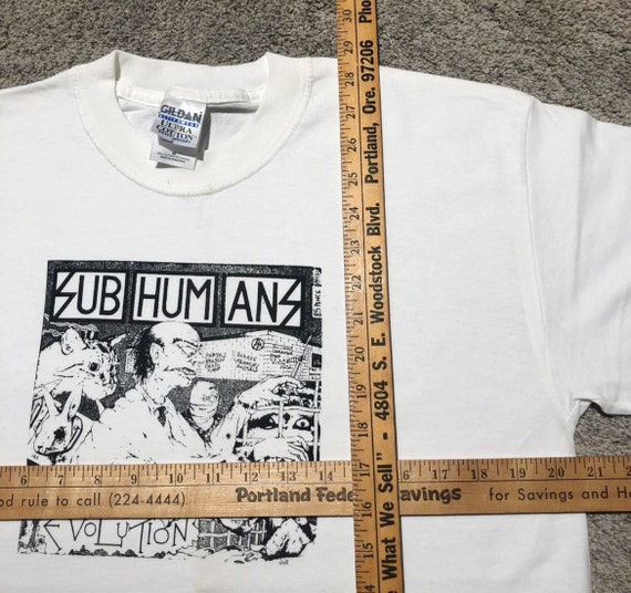 Vintage SUBHUMANZ Punk Rock T-Shirt - image 3