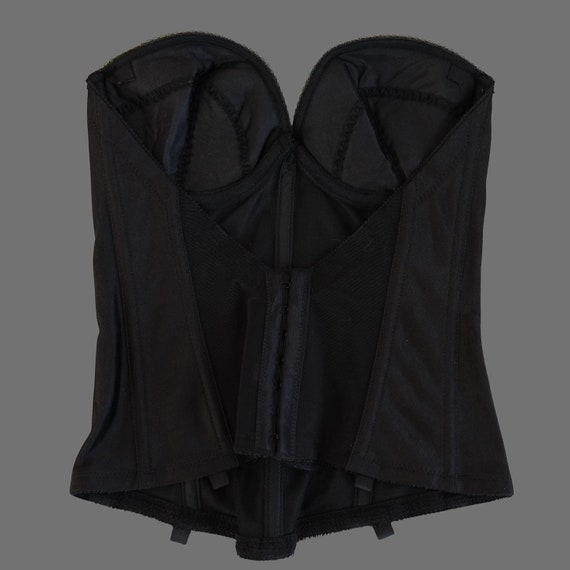 Vintage Corset Black 32C - image 3