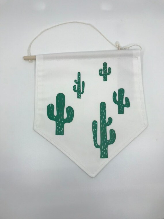 Ideal Cactus Banner Adult Gift Home Office Wall Decoration Etsy