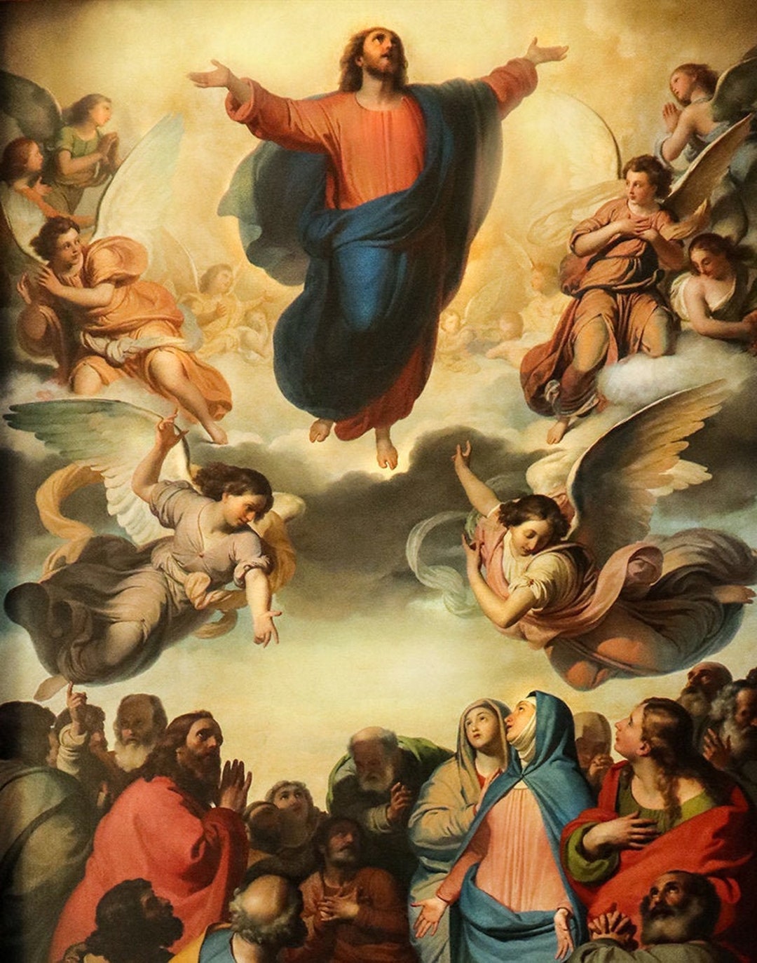 Ascension of Jesus 8x10 or 14x11, Religious Art, Catholic Art, Print