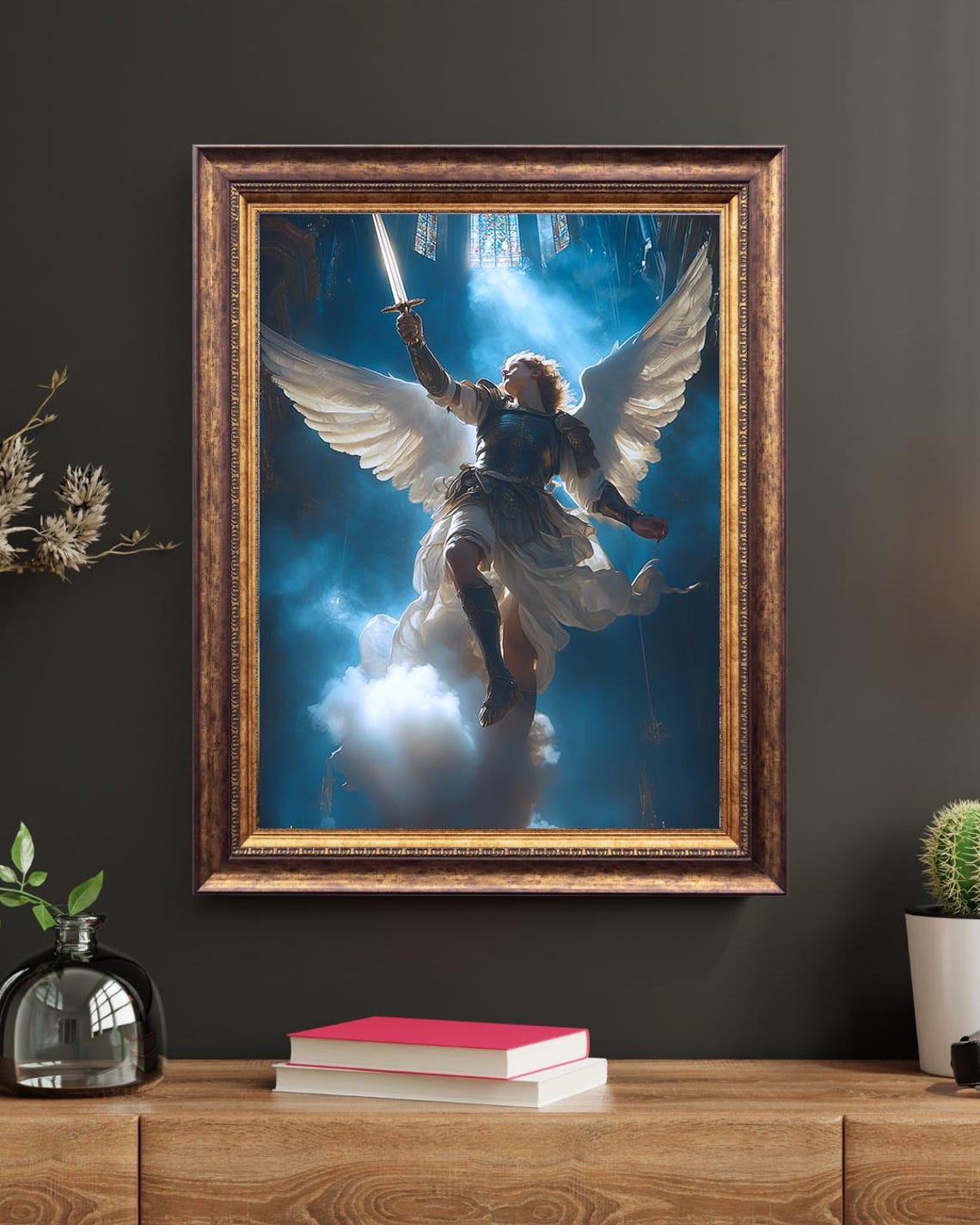 Saint Michael the Archangel, Defender of the Church, St Michael Print ...