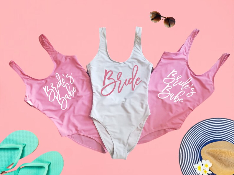 Bride&rsquo;s Babe Swimsuit Bride Bathing Suit Future Mrs | Etsy