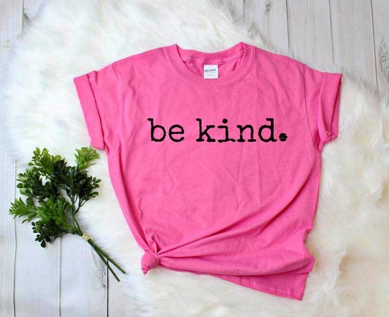 Be Kind T-shirt Inspirational T-shirt Graphic T Be Kind | Etsy Canada