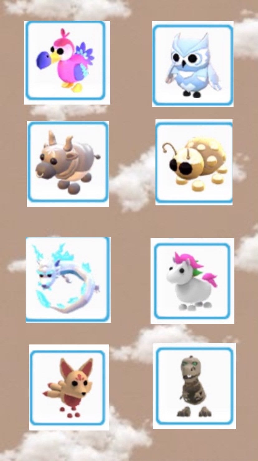 Adopt me pets Legendary Etsy