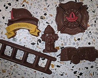 Fire Hydrant Lollipop Sucker Chocolate Mold Fireman Station Dog