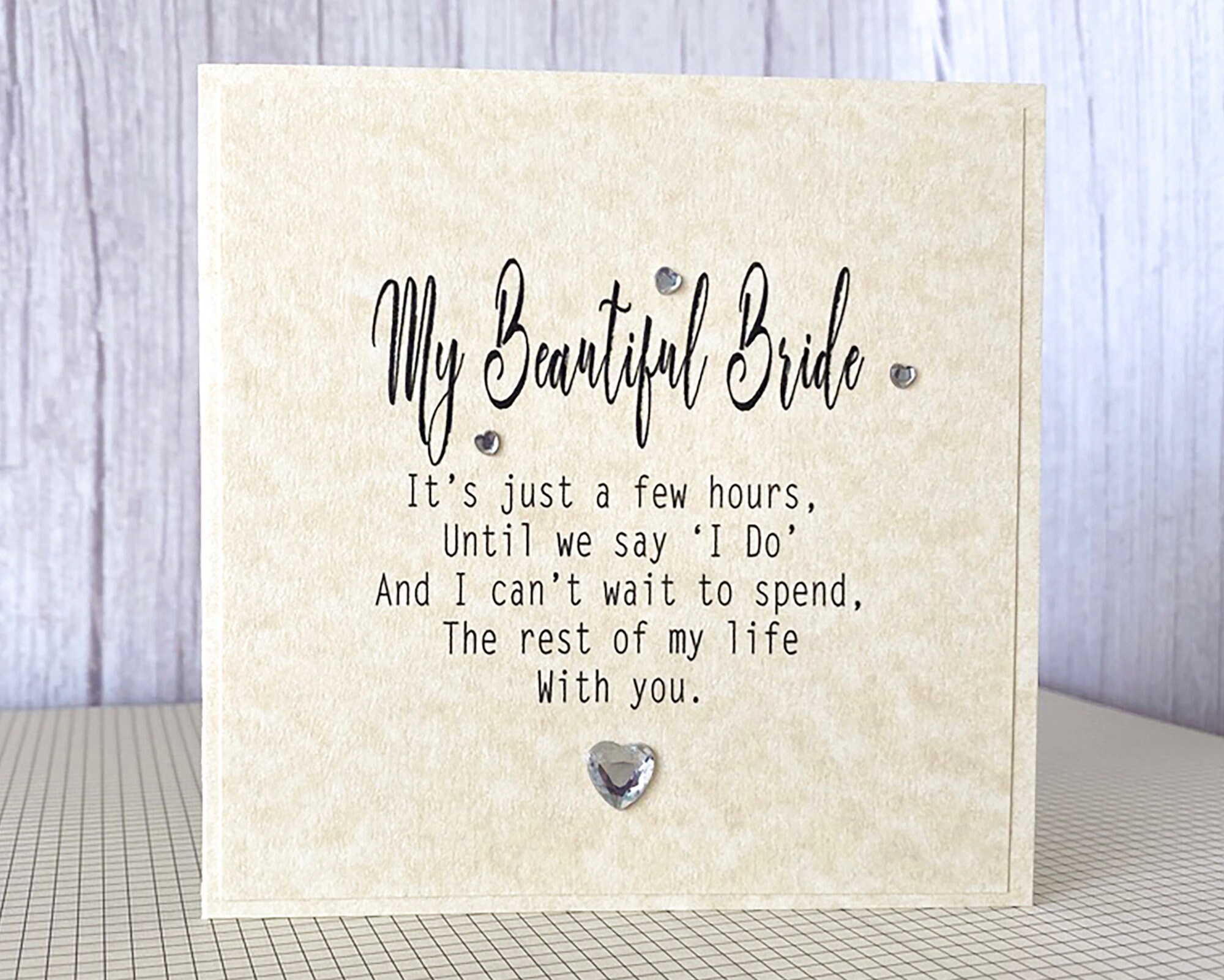 luxury to my bride card to my groom card with luxury paper etsy luxury to my bride