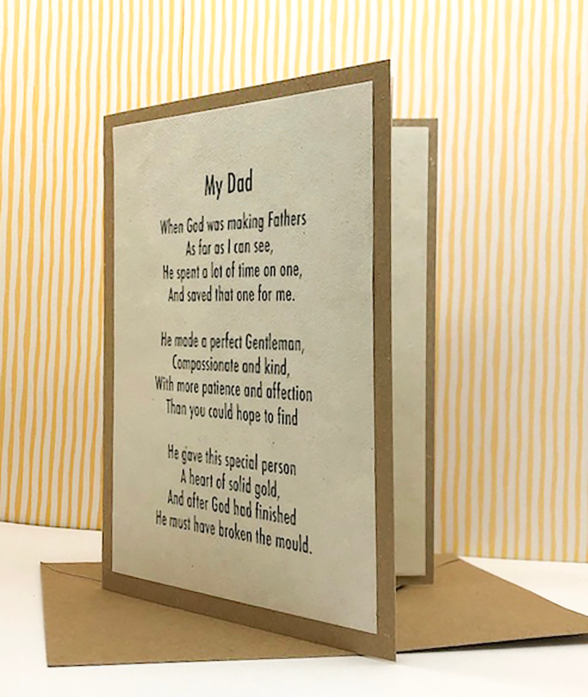 Rustikale Vatertagskarte, Gedicht für Papa, Väter Vatertag Gedicht, Papa Gedicht Karte, mein