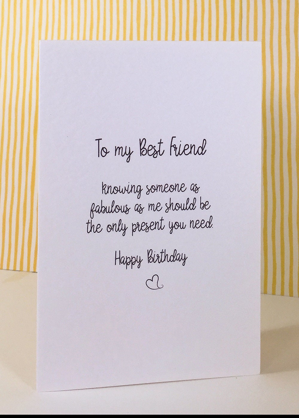 Birthday Card to My Best Friend Funny Birthday Card Happy - Etsy India