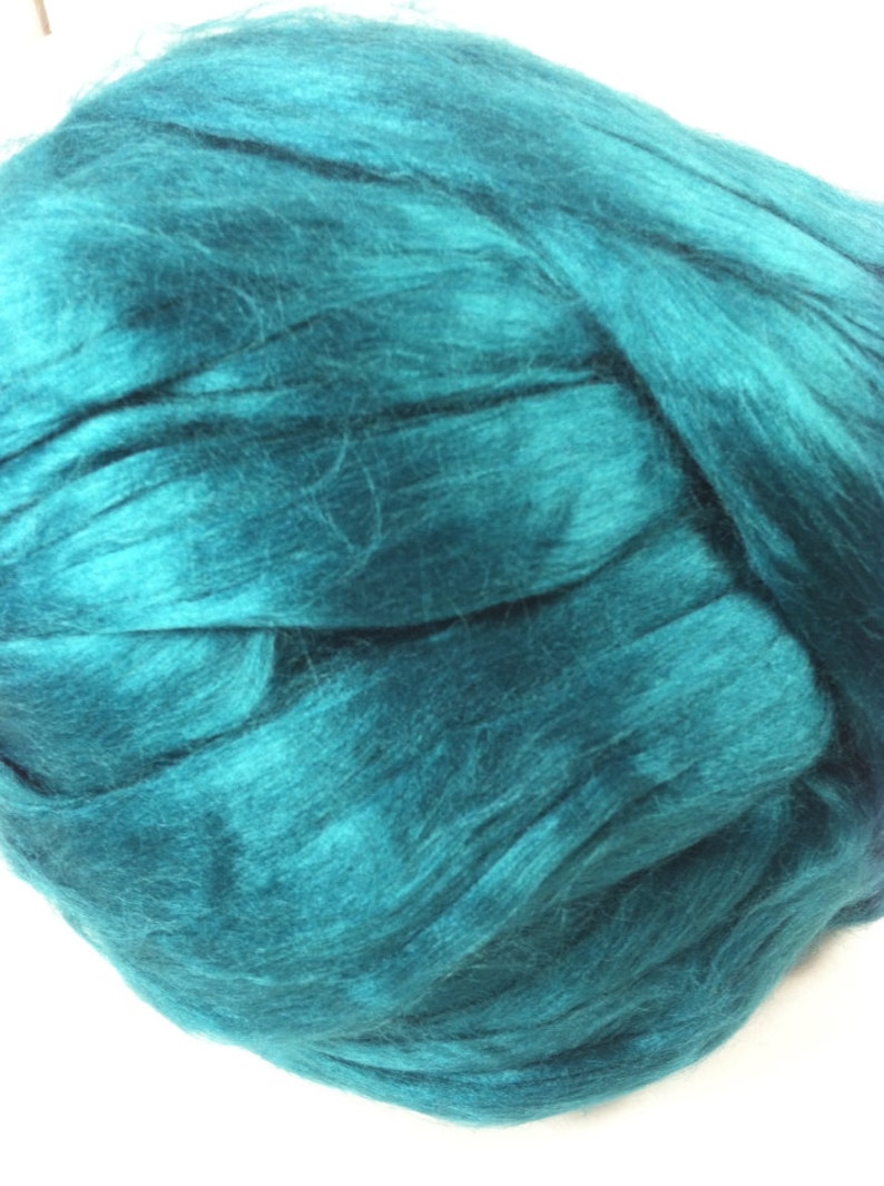 Dyed Bamboo Top Malachite / Dyed Bamboo Roving / 4oz 8oz Etsy