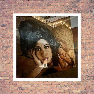 Amy Winehouse, The Hawley Arms Mural,Camden Town, Mounted Photo