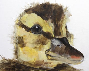 Little Duck print on canvas