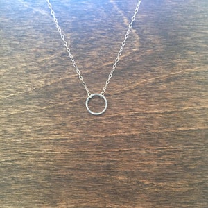 circle connector necklace