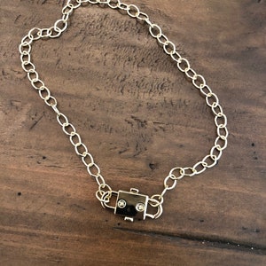 padlock necklace. padlock bracelet. gold lock necklace. thick gold chain necklace. pad lock.