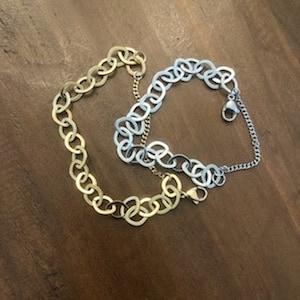 oval link bracelet