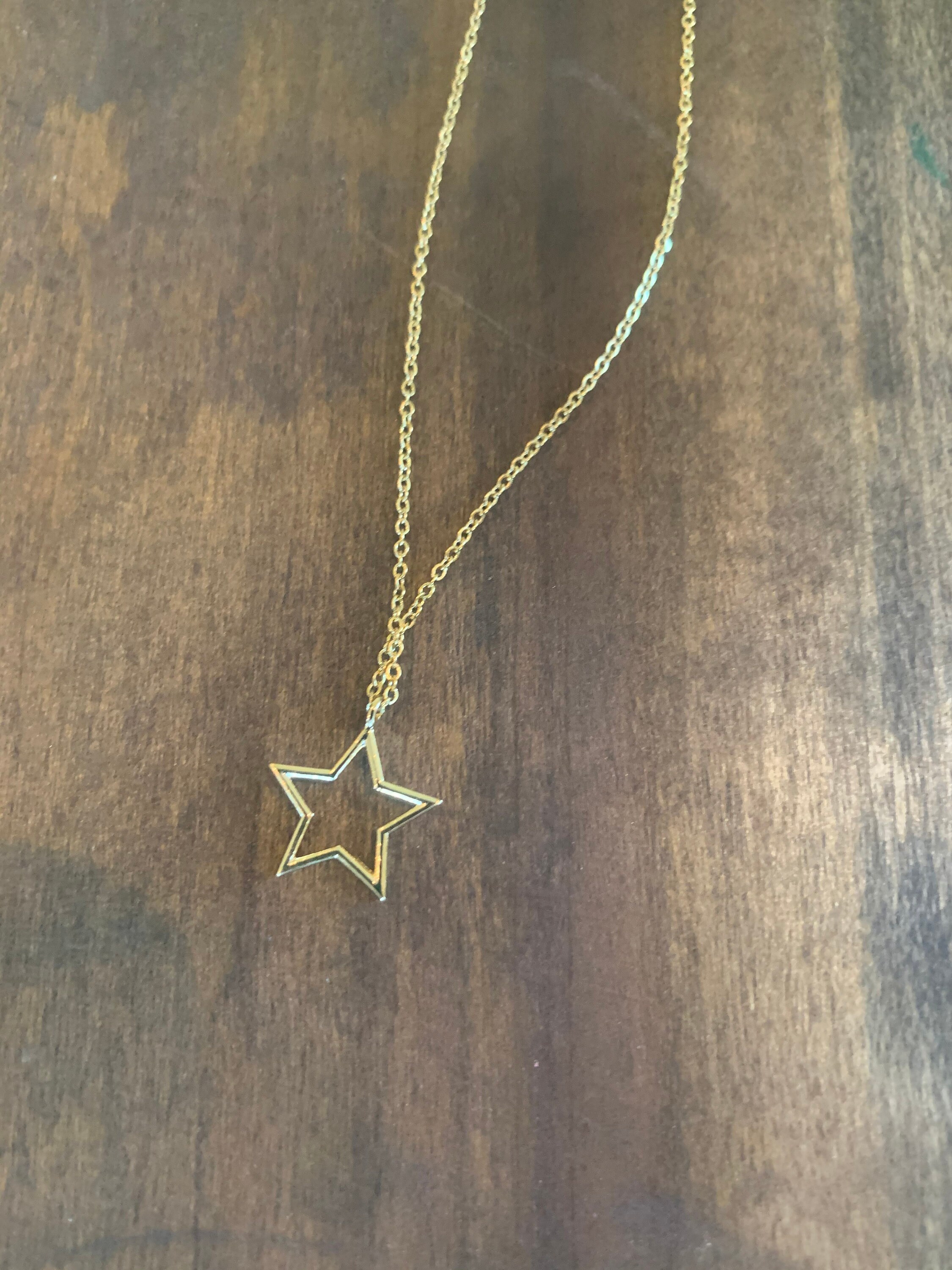 Star Pendant Necklace - Etsy