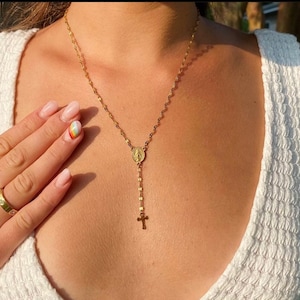 gold chain rosary