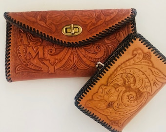 Grenada Flag Weave Wallets For Men Women Long Leather Checkbook Card Holder Purse Zipper Buckle Elegant Clutch Ladies Coin Purse