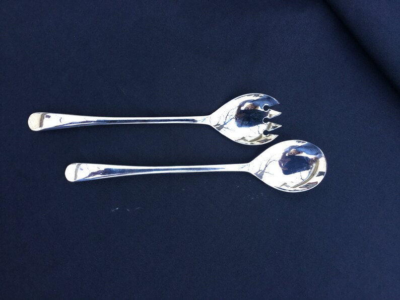 Silver Plate Spoons Set of 2 Flatware Silverware Rimond Etsy