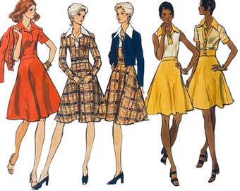 Vogue Vintage Pattern Misses Dress & Jacket Size 10 Pattern 2823, Fashion Sewing Pattern