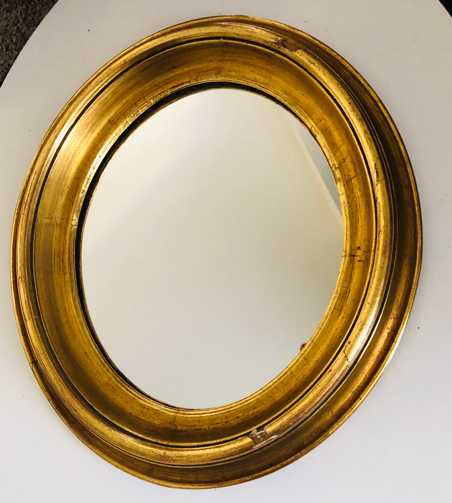 VINTAGE VICTORIAN MIRROR Wall Hanging Golden Home Decor Etsy