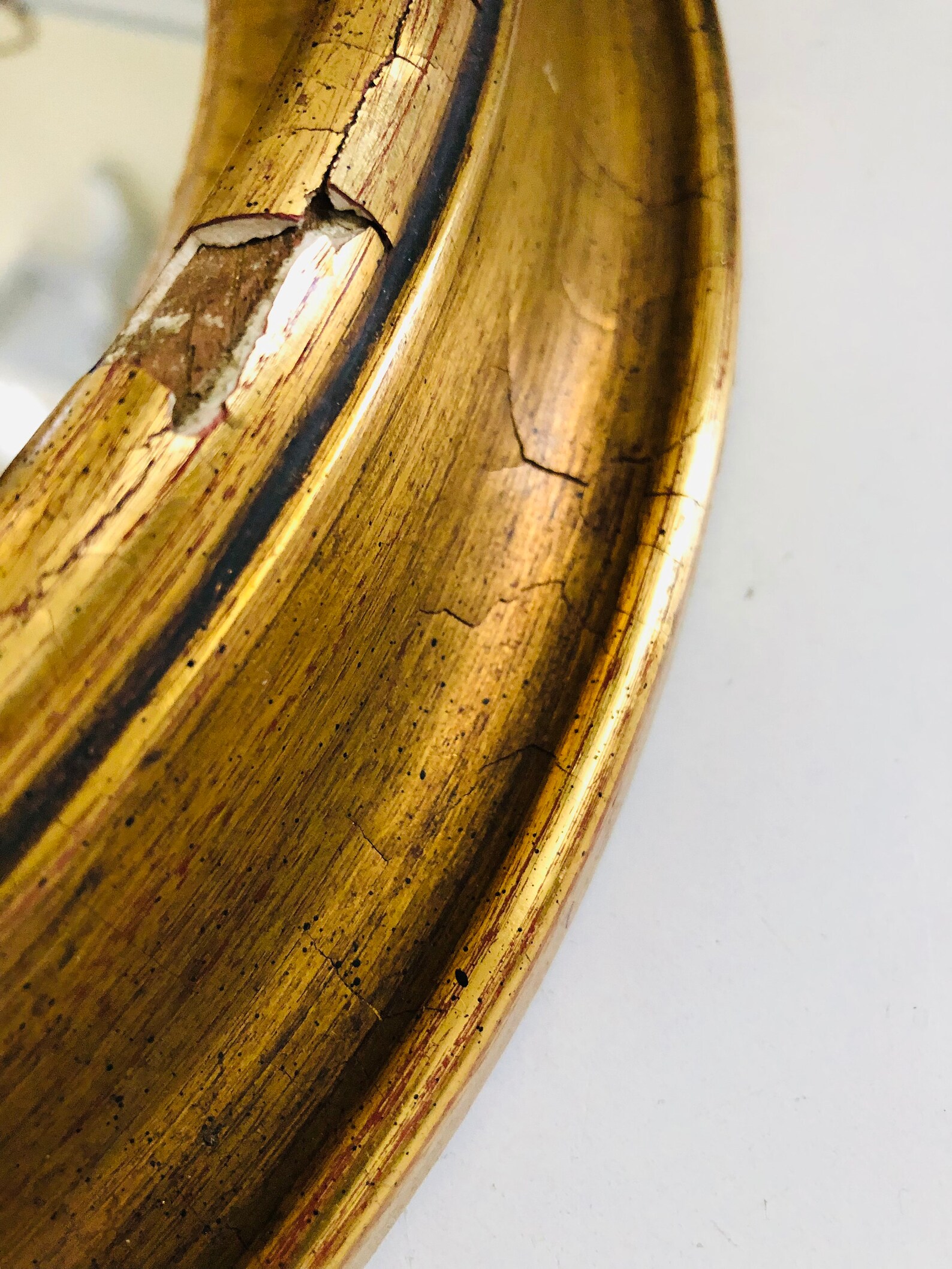 VINTAGE VICTORIAN MIRROR Wall Hanging Golden Home Decor Etsy