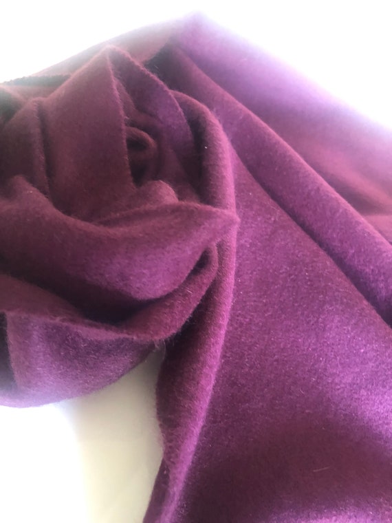 CASHEMERE 100 % SOFT SCARF, Men’s Woman’s, Maroon Purple, Fall Winter Season Il_570xn