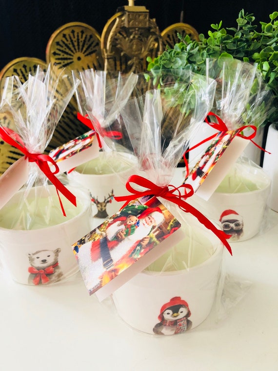 CHRISTMAS CANDLE GIFTS, Santa Animals Il_570xn