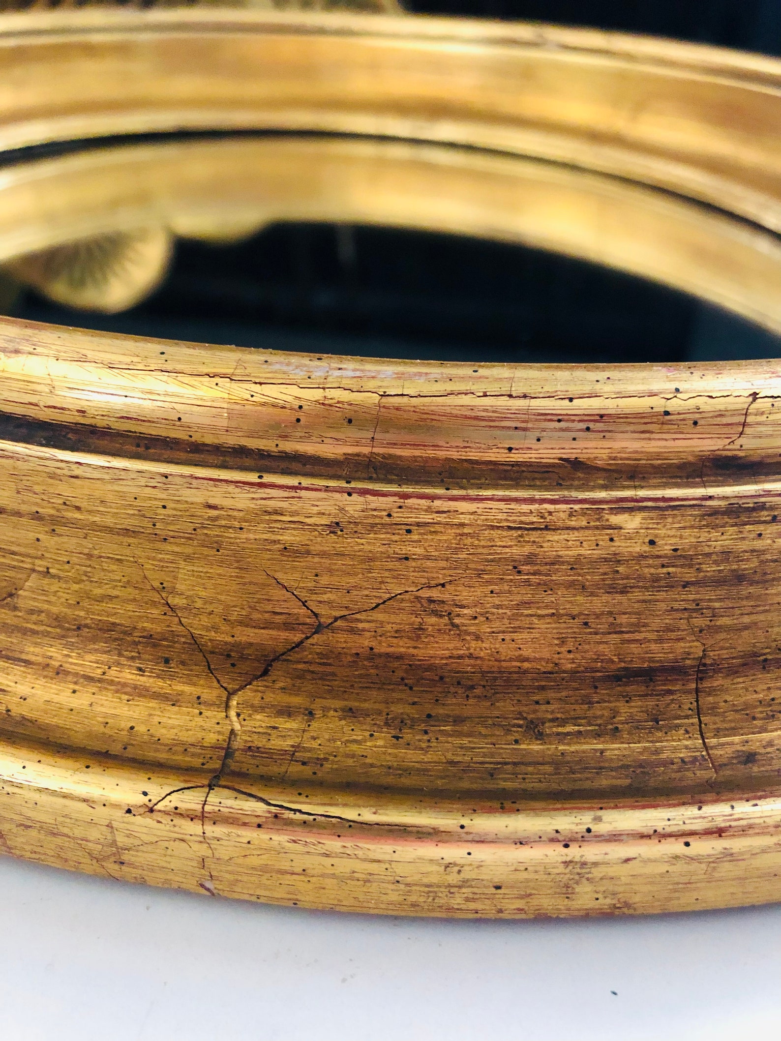 VINTAGE VICTORIAN MIRROR Wall Hanging Golden Home Decor Etsy