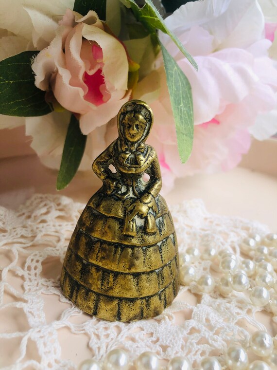 BRASS LADY BELL, Victorian Colonial Style Il_570xn