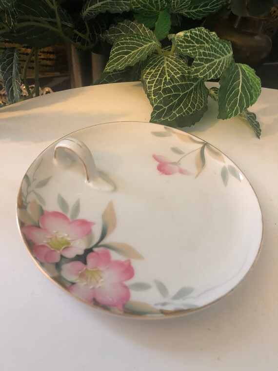 AZALEA NORITAKE LEMON Plate Handled Antique Il_570xn