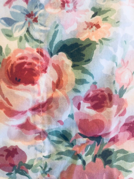 Shabby Rose Bedding Set Westpoint Stevens Twin Size Vintage New By