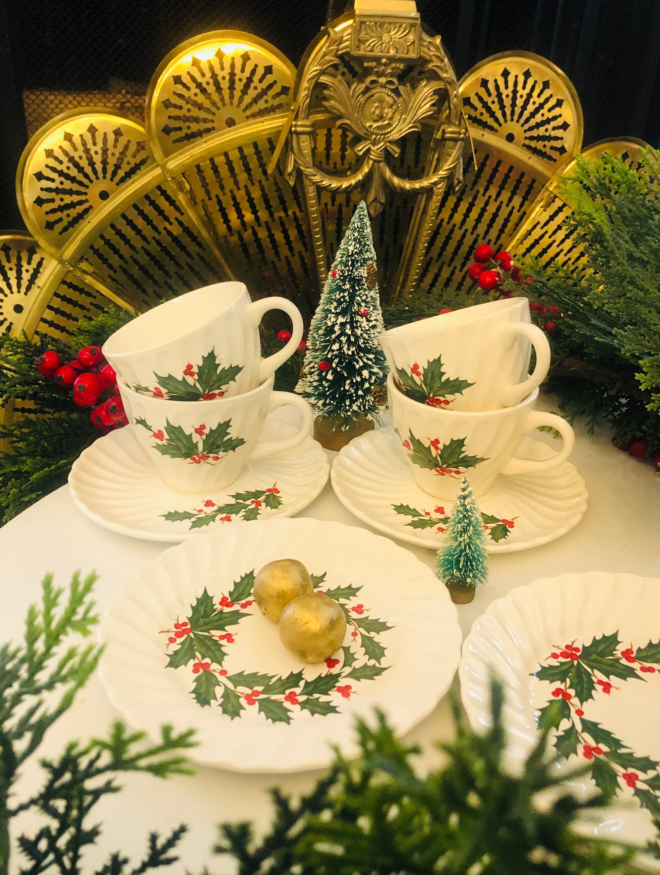 Christmas tea set - Etsy 日本