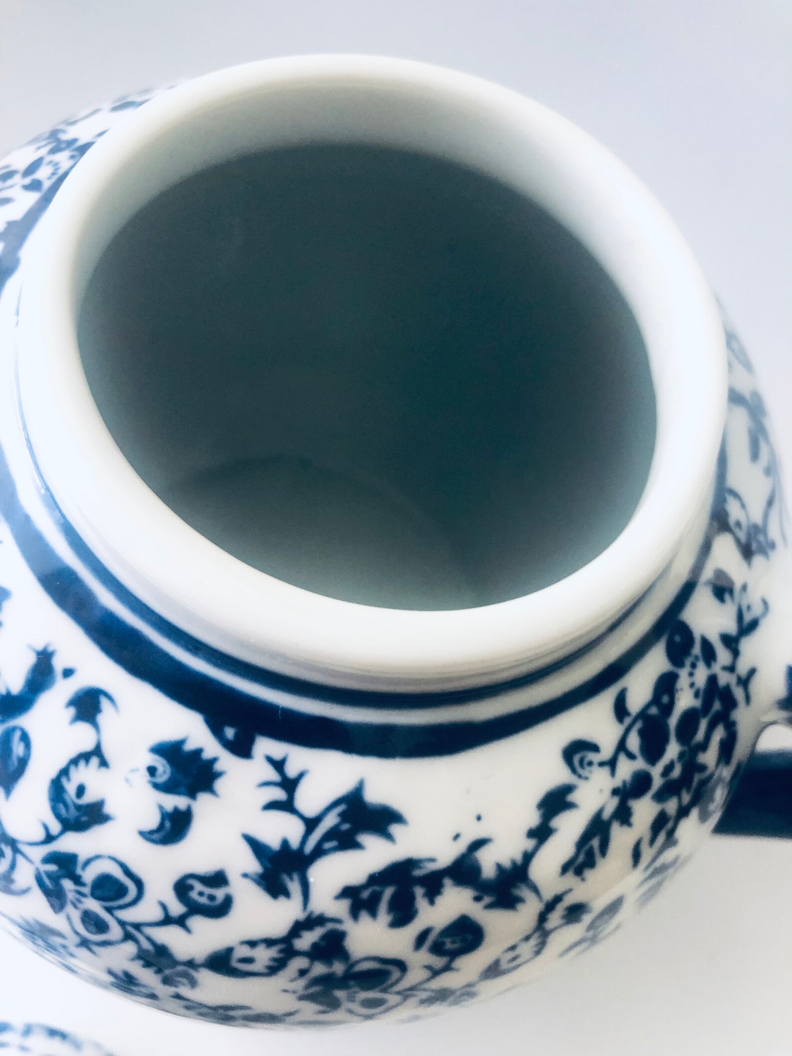 BLUE WHITE Ceramic TEAPOT Chinoiserie Chic Flowers Floral - Etsy