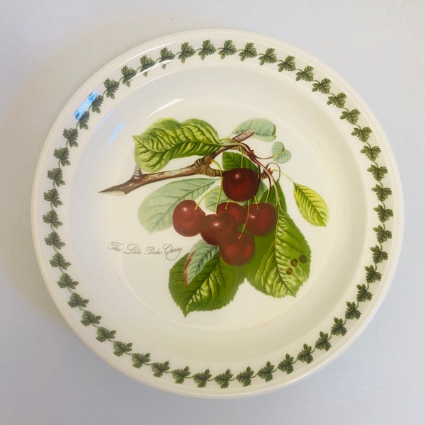 Vintage Portmeirion Pomona Earthenware 8-Inch Salad Plate Cherries