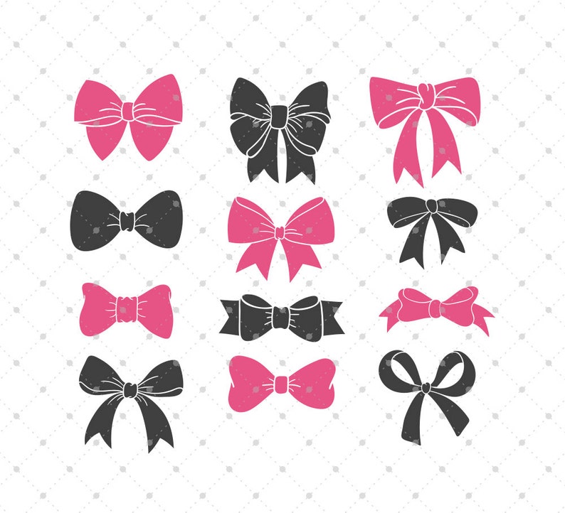 Download Bow svg cut files for Cricut Silhouette and other Vinyl | Etsy