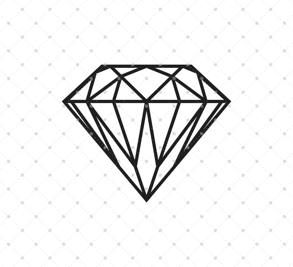 Download Diamond Digital cut file for Cricut and Silhouette svg ...