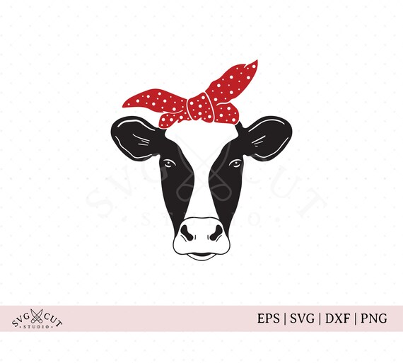 Download Free Heifer Svg Bandana Svg Cow Country Farm Svg Cow Head Svg Cut Etsy SVG Cut Files