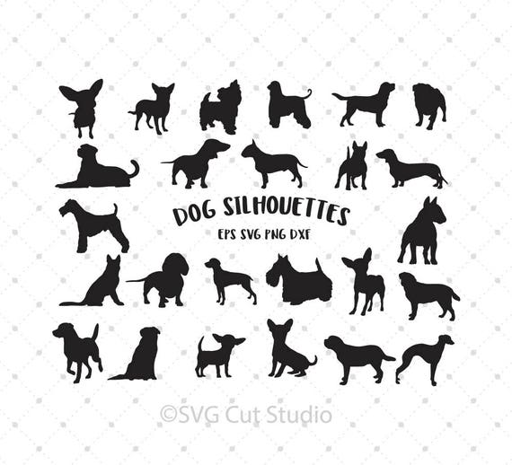Dog Svg Dog Silhouette Svg Cut Files Dog Love Svg Cut Files Etsy