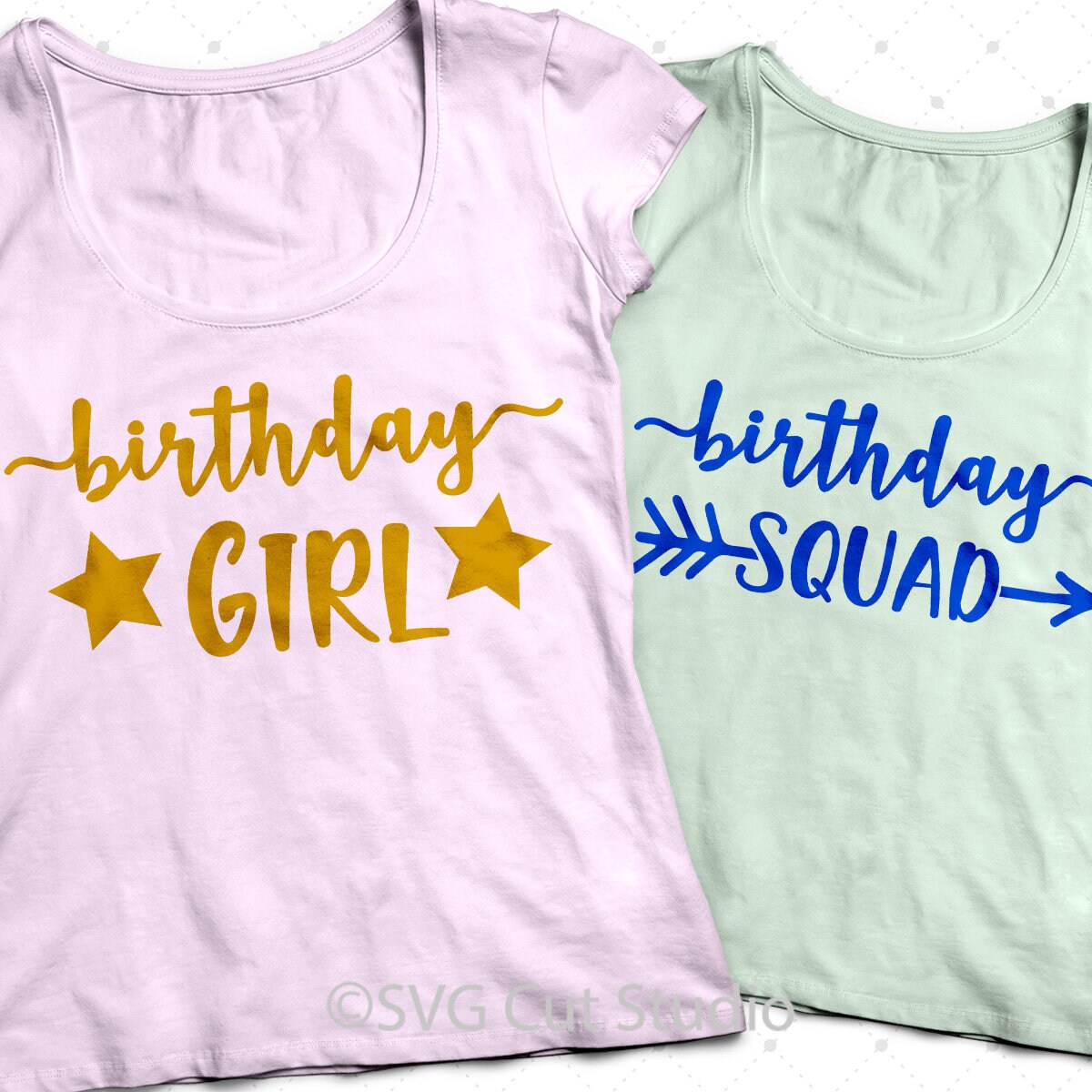 Birthday girl squad shirt design svg Party shirt svg Etsy